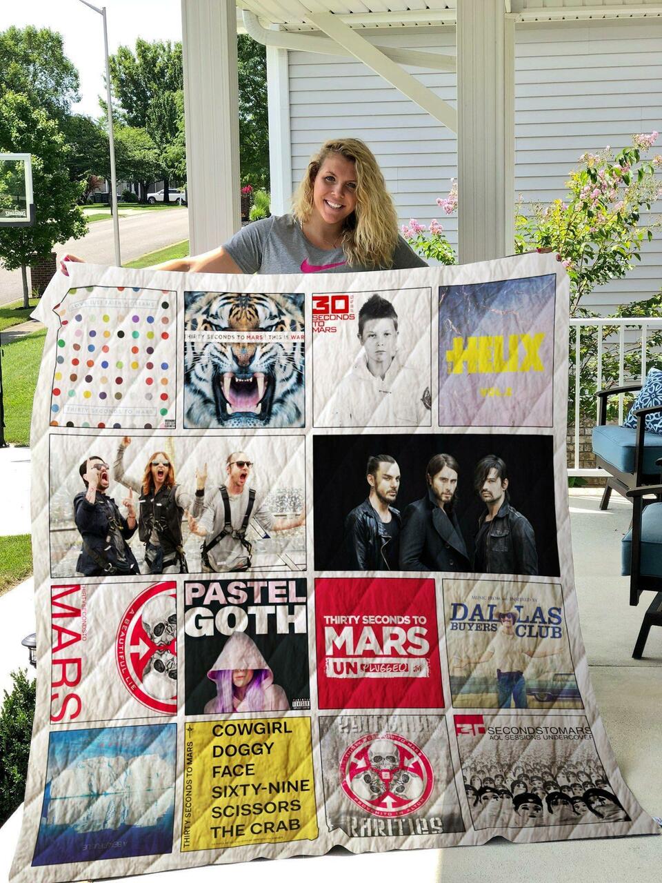 30 seconds to mars albums 02 steppdecke quilted 1693
