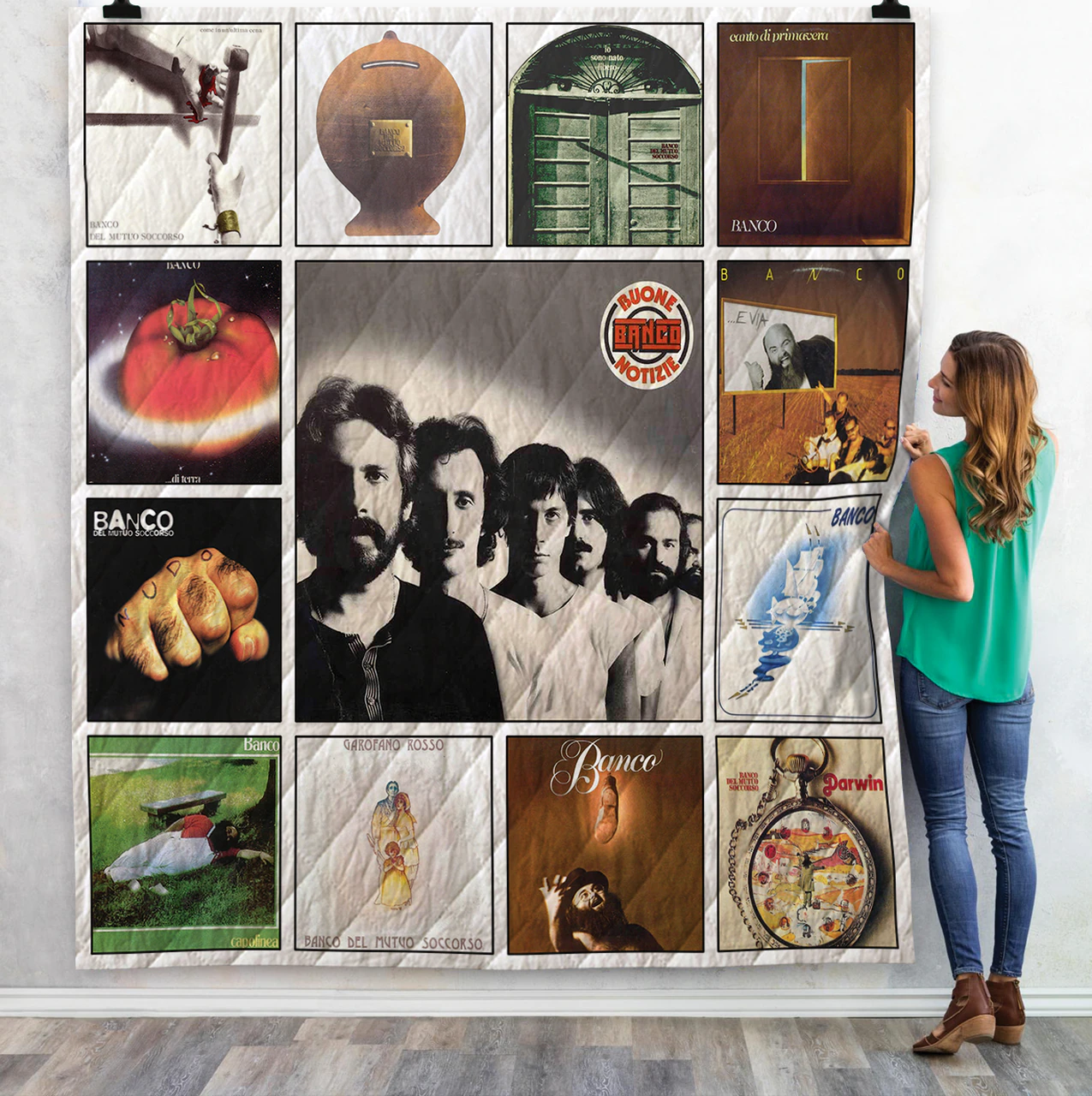 Banco Del Mutuo Soccorso Best Album 02 Steppdecke Quilted