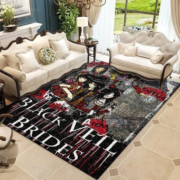 black veil brides band teppich teppich music floor teppich home decor homebeautyus 5683
