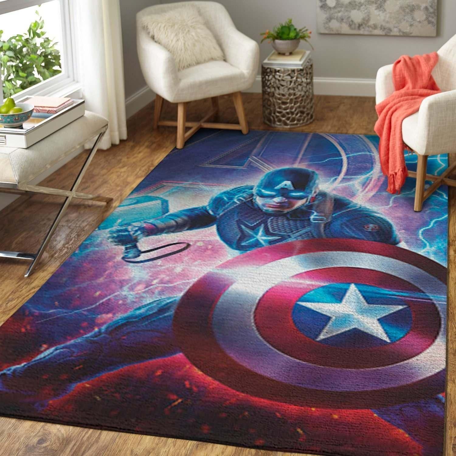 captain america teppich teppichmarvel superhero movie floor teppich home decor homebeautyus 3491