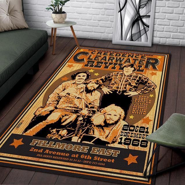 creedence clearwater revival fillmore east 1968 teppich haus dekoration schlafzimmer wohnzimmer dekor 1984