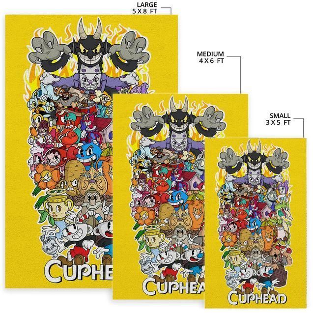 cuphead teppich haus dekoration schlafzimmer wohnzimmer dekor 6667