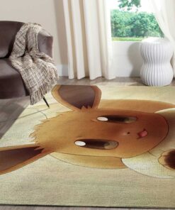 cute pokemon eevee area rugs video game movie teppich haus dekoration schlafzimmer wohnzimmer dekormffsq