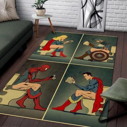 dc and marvel superhero teppich in the bathroom toilet cute movie home decor homebeautyus 6386