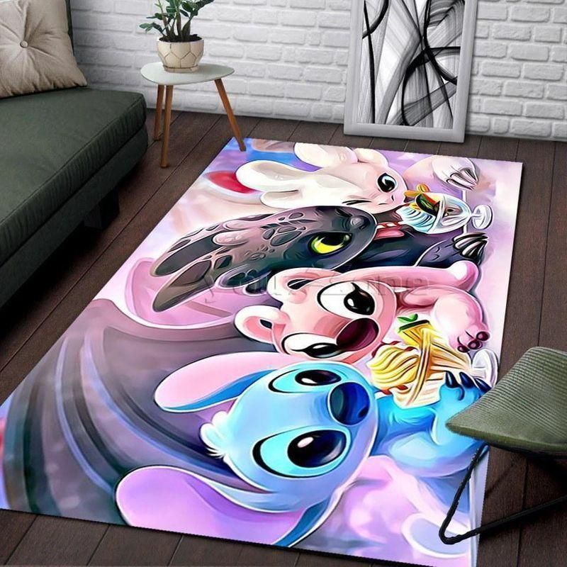 disney fans stitch family teppich movie home decor homebeautyus 7860
