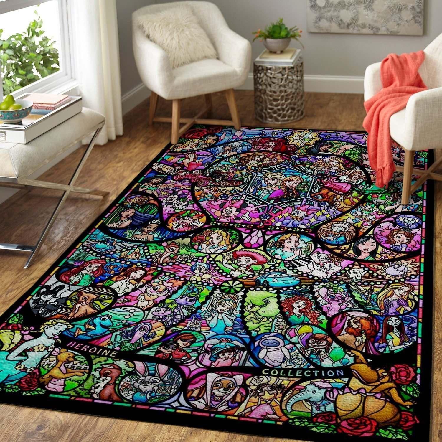 disney princesses fans teppich heroine collection movie home decor homebeautyus 2913