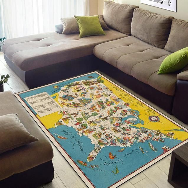 dixons mickey mouse map of the united states teppich haus dekoration schlafzimmer wohnzimmer dekor 5214