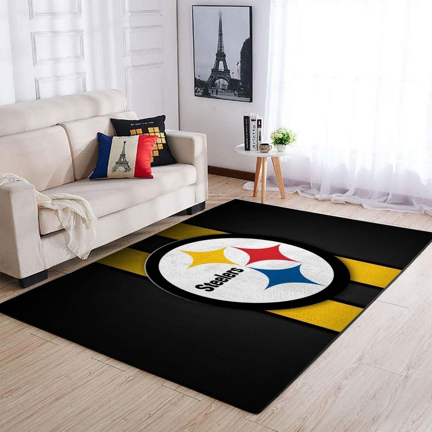 football pittsburgh steelers teppich sport home decor homebeautyus 7650