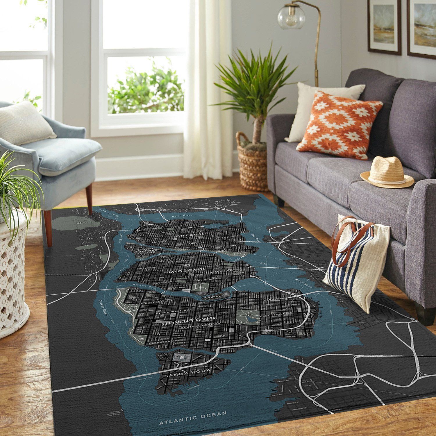 gotham city map high resolution teppich04965 home decor bedroom living room decor 7070