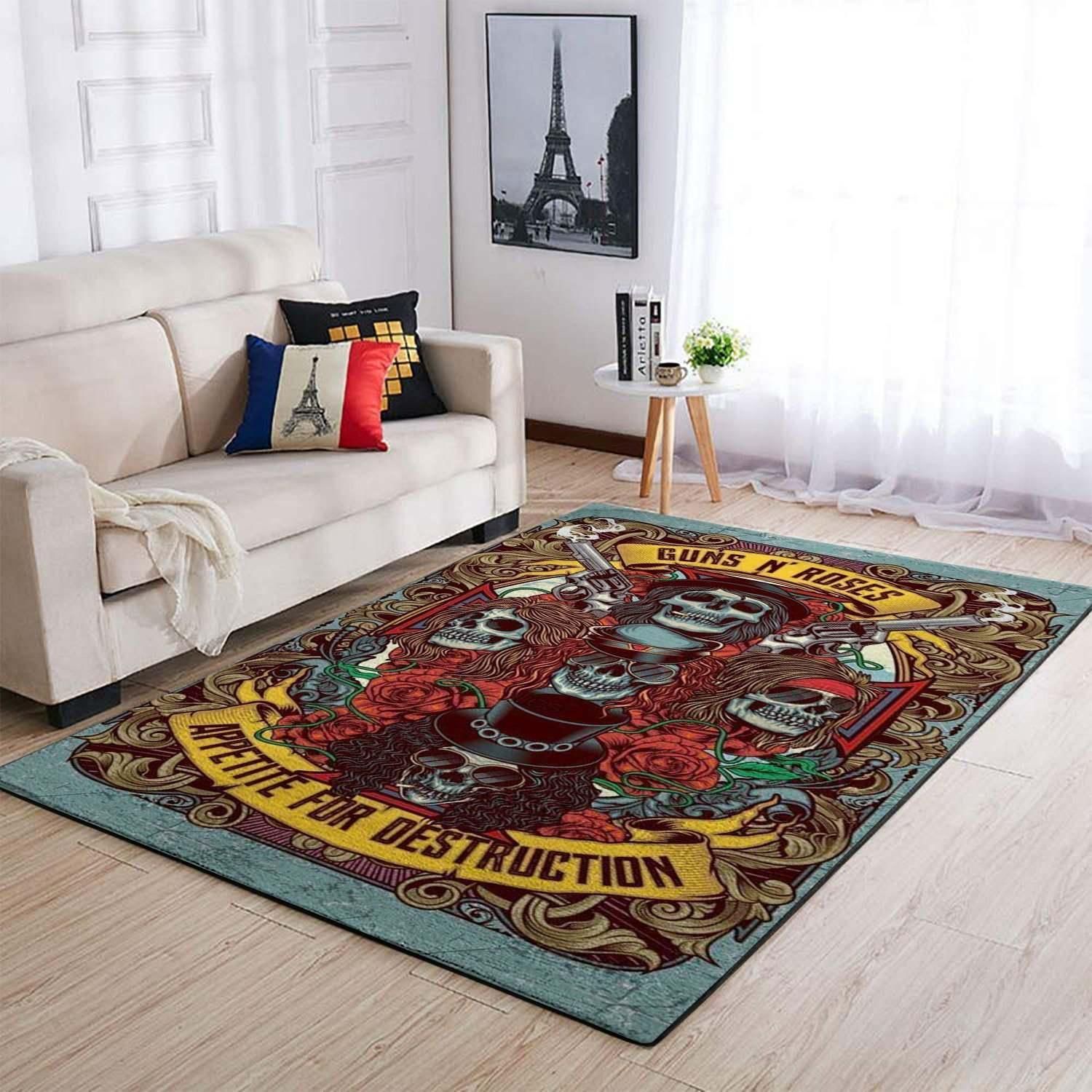 guns n roses teppich teppich music floor teppich home decor homebeautyus 5258