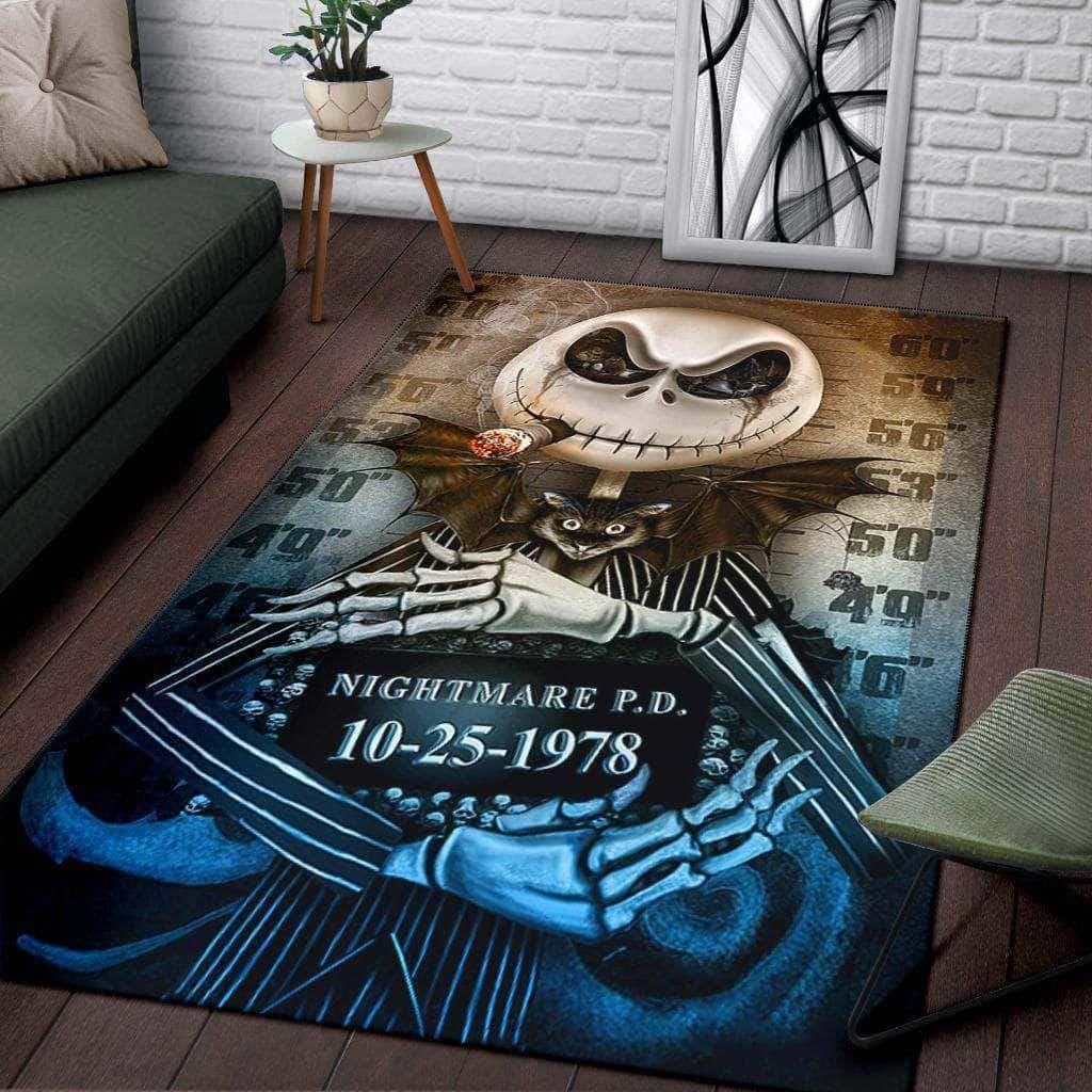 halloween special gift jack skellington teppichhome decor homebeautyus 3181