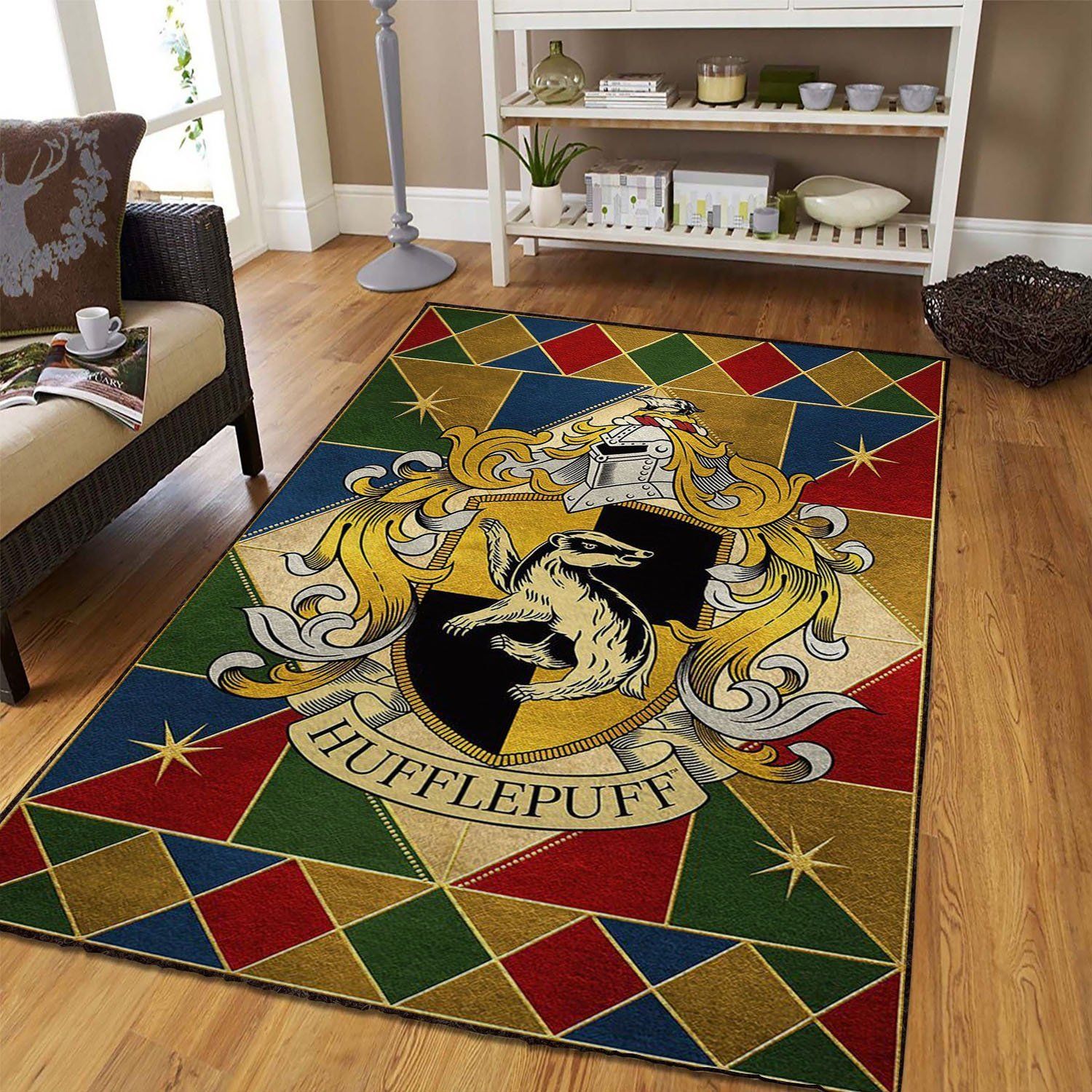 harry potter hufflepuff teppich haus dekoration schlafzimmer wohnzimmer dekor 5587
