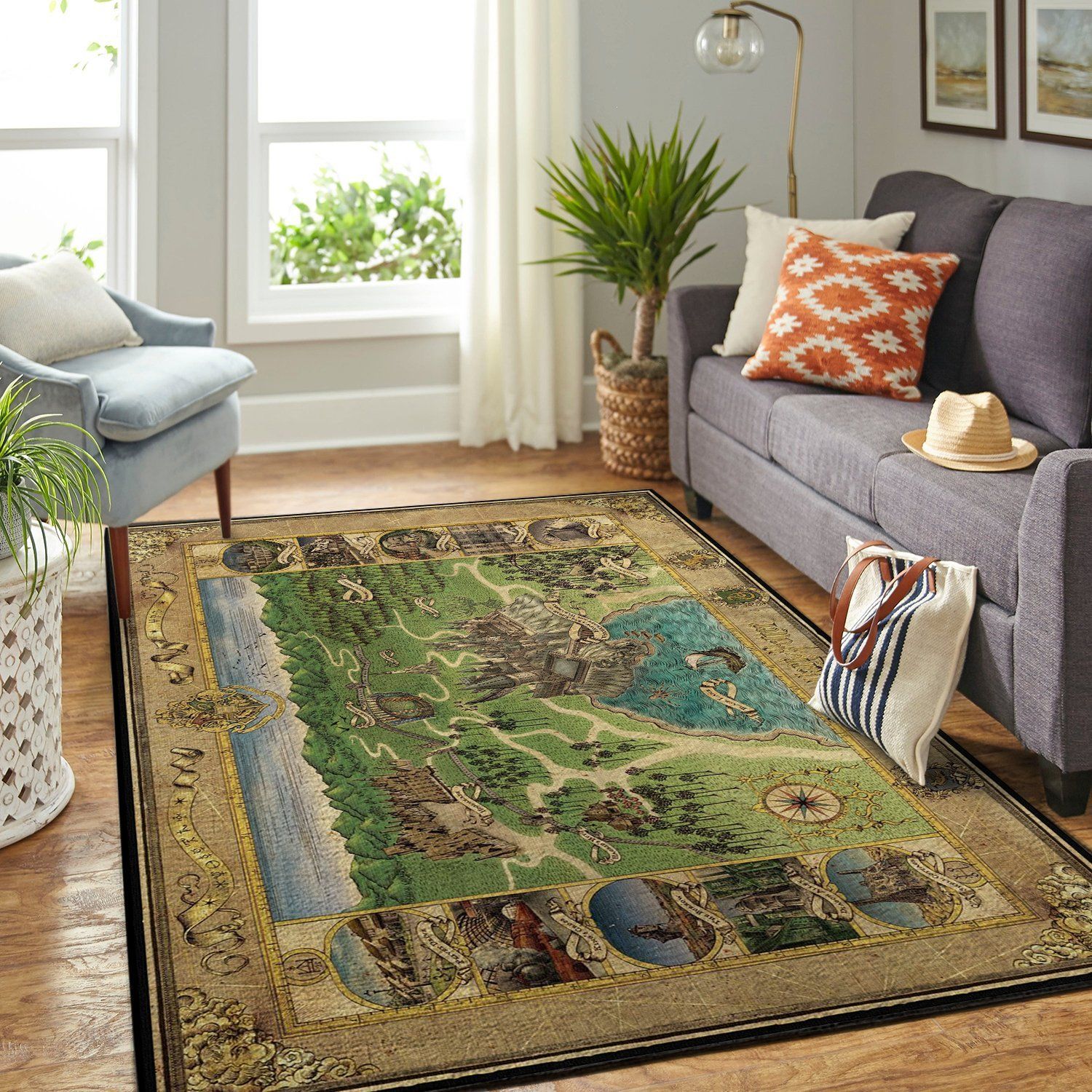 harry potter hogwart map teppich all over print teppich haus dekoration schlafzimmer wohnzimmer dekor 4422