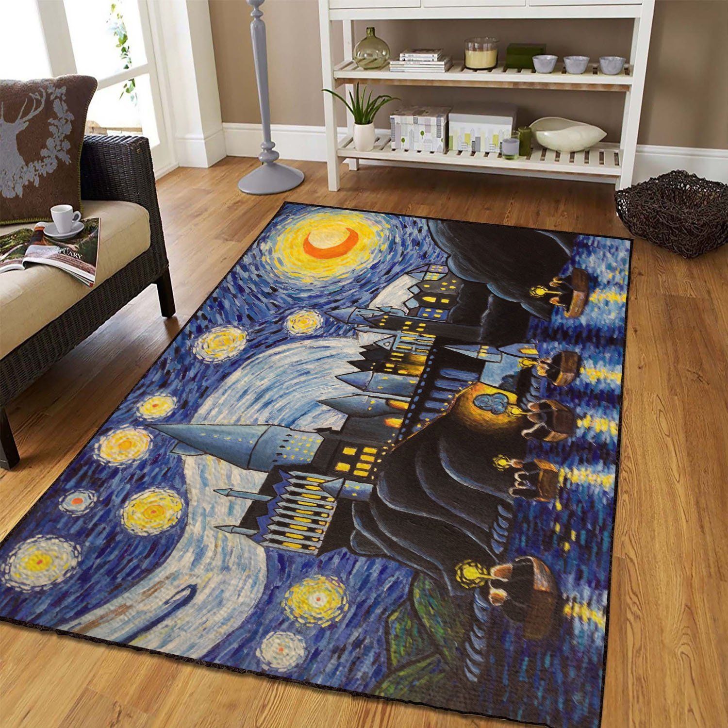 harry potter hogwarts starry night teppich haus dekoration schlafzimmer wohnzimmer dekor 1493