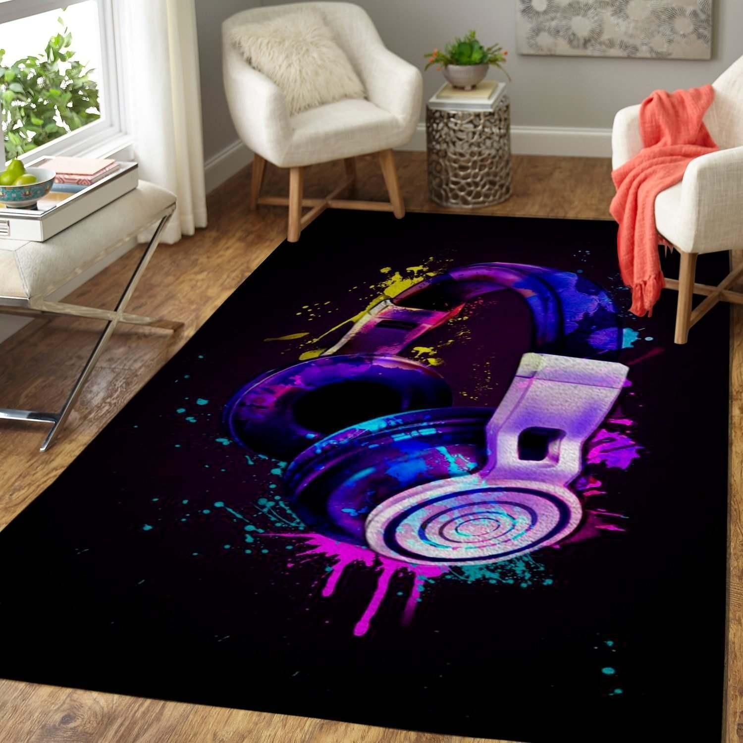 headphone teppich teppich music floor teppich home decor homebeautyus 1632