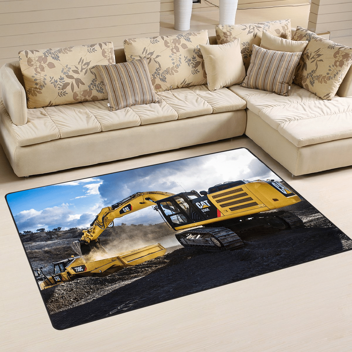 heavy equipment teppich 02801 home decor bedroom living room decor 5298