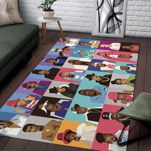 hip hop legends cartoon area teppich floor teppich music home decor homebeautyus 2956