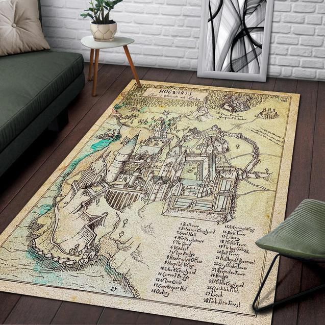 hogwarts map teppich home decor bedroom living room decor 8052