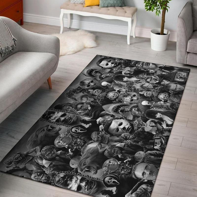 horror movie gods teppichhalloween carpet freddy krueger carpet jason voorhees carpet michael myers carpet leatherface halloween teppich 5442