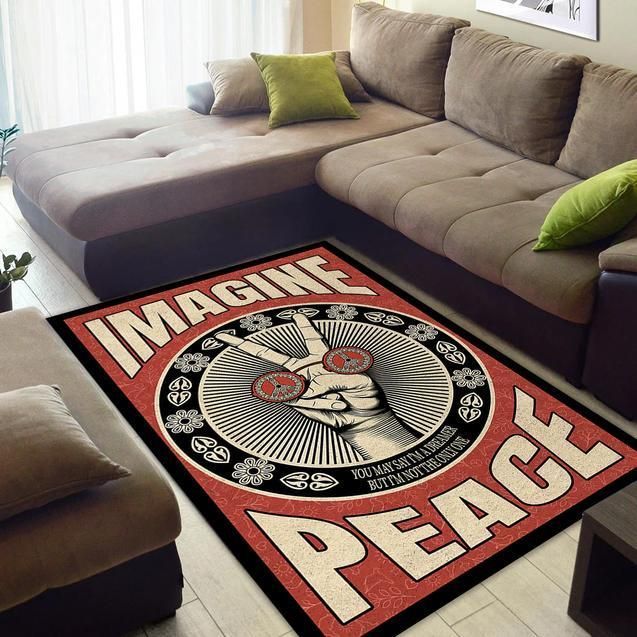 john lennon peace imagine teppich haus dekoration schlafzimmer wohnzimmer dekor 1880