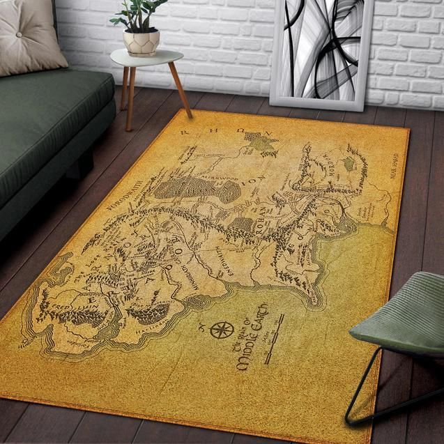 lord of the rings map of middle earth teppich haus dekoration schlafzimmer wohnzimmer dekor 7206