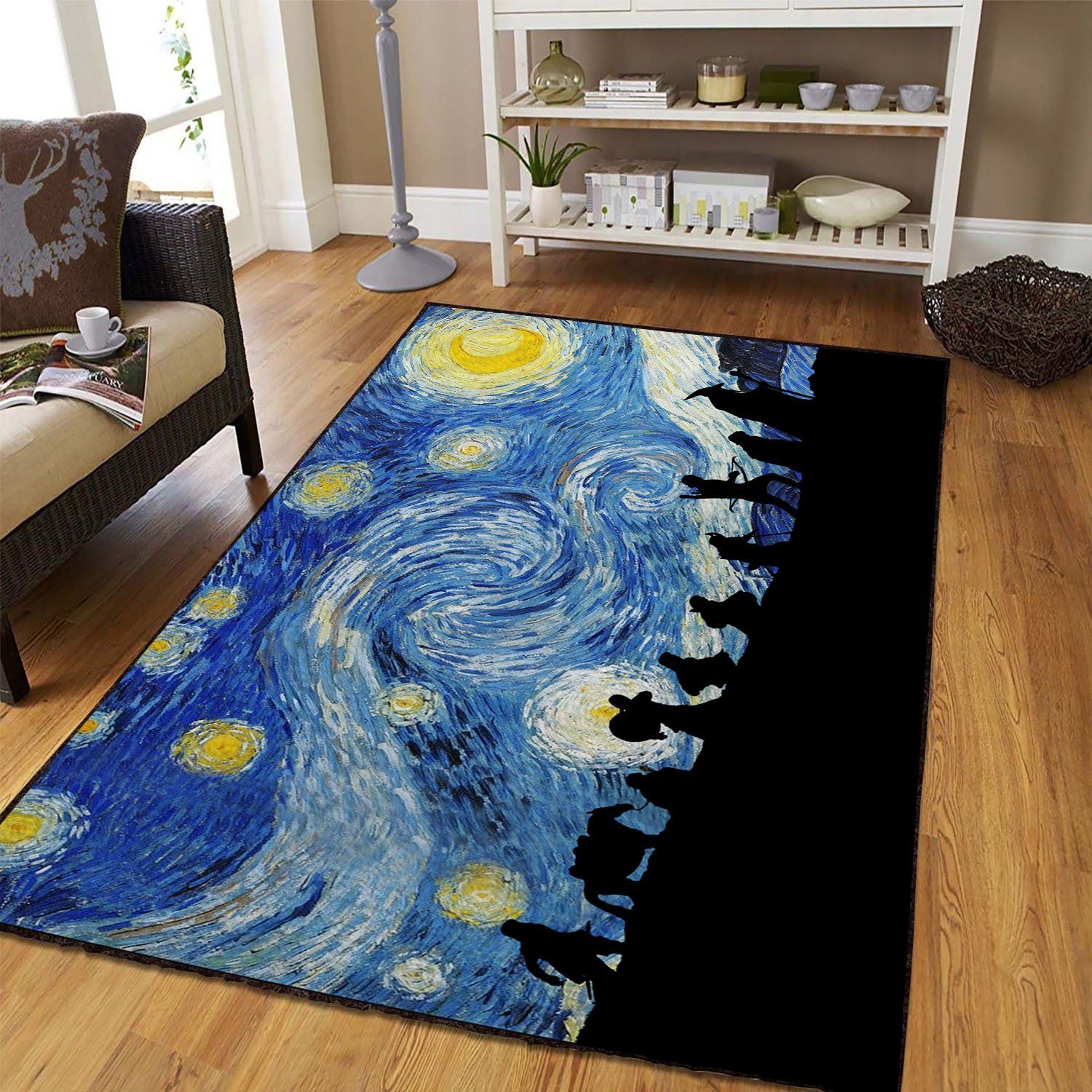lord of the rings starry night teppich haus dekoration schlafzimmer wohnzimmer dekor 6410