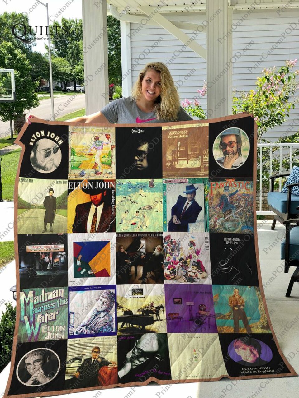 m elton john for fans ver 25 steppdecke quilted 1232
