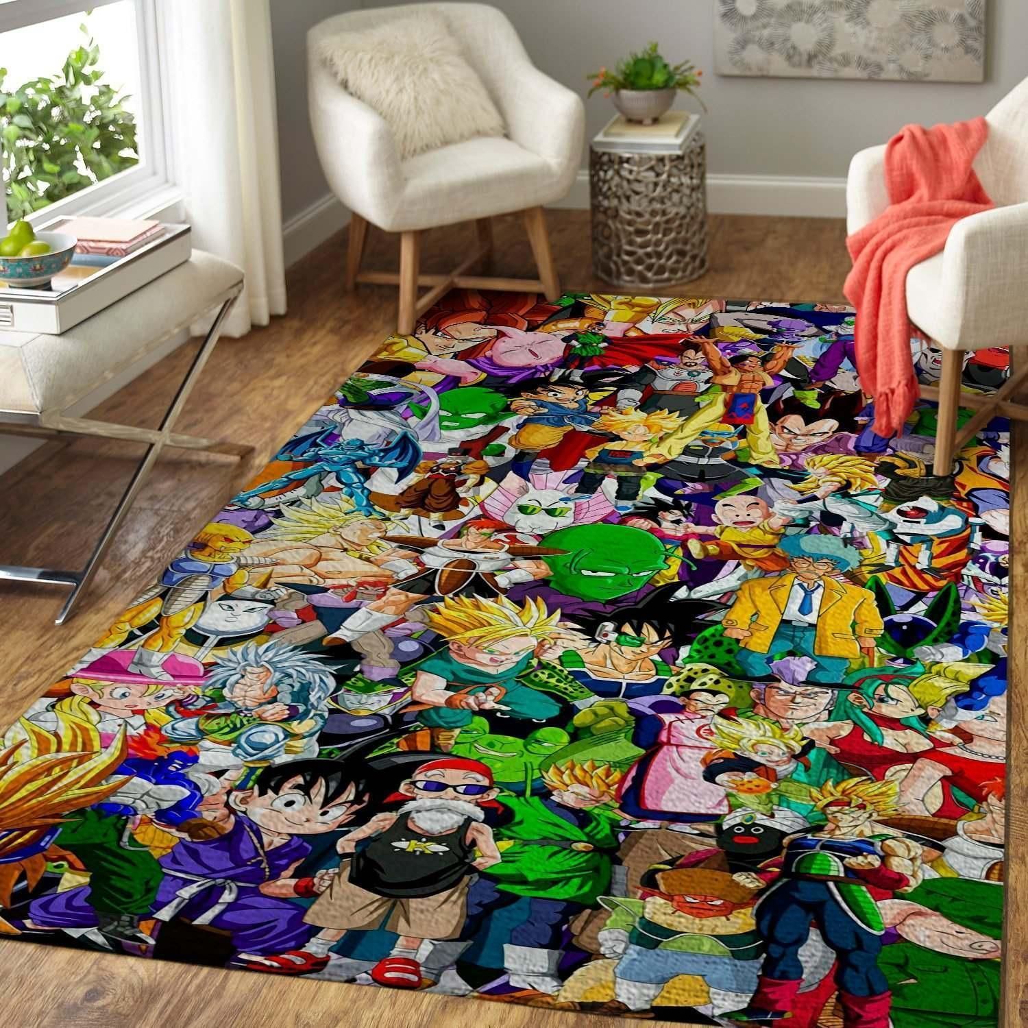 manga fans gragon ball area teppich movie home decor homebeautyus 4686