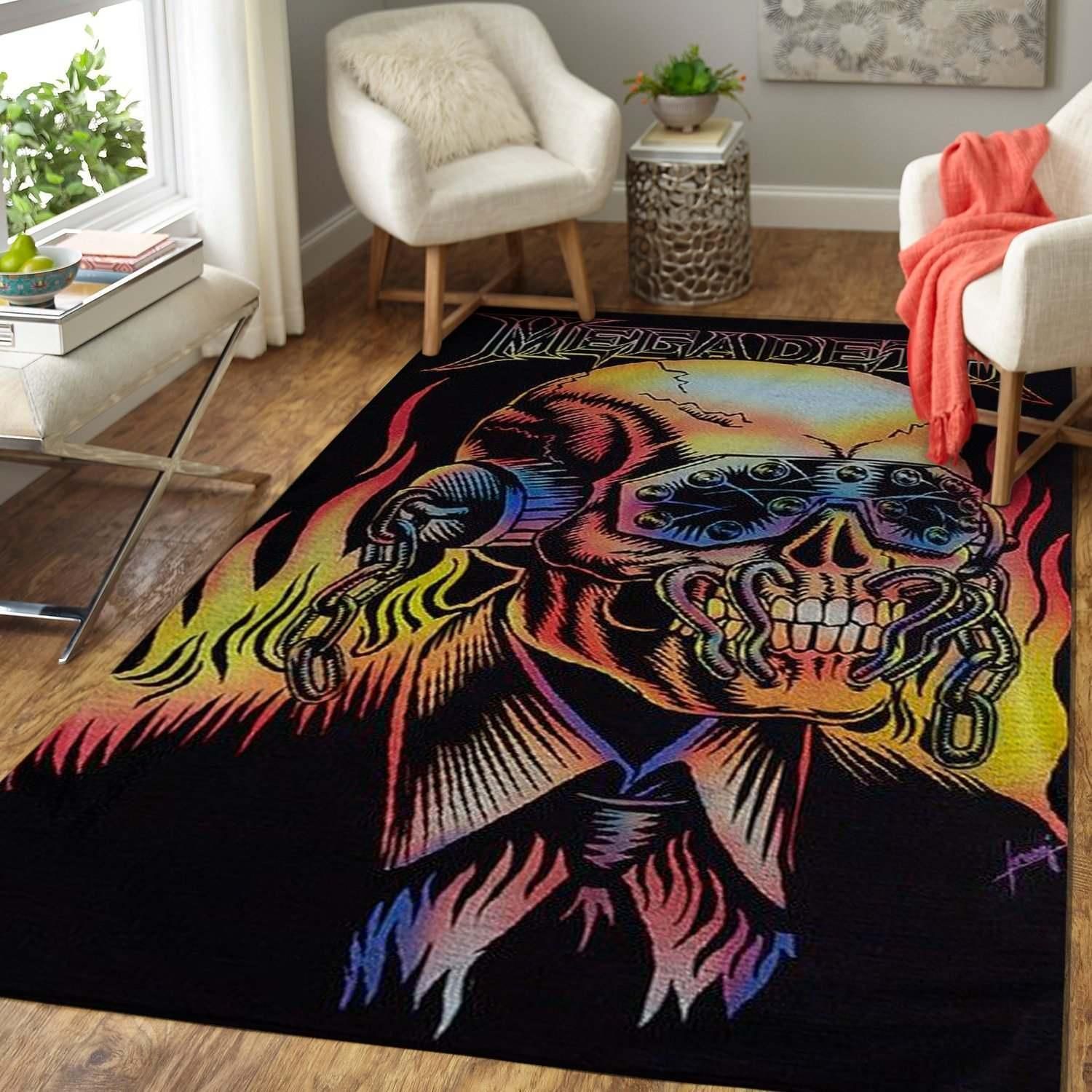 megadeth band teppich music floor decor 191012 6456