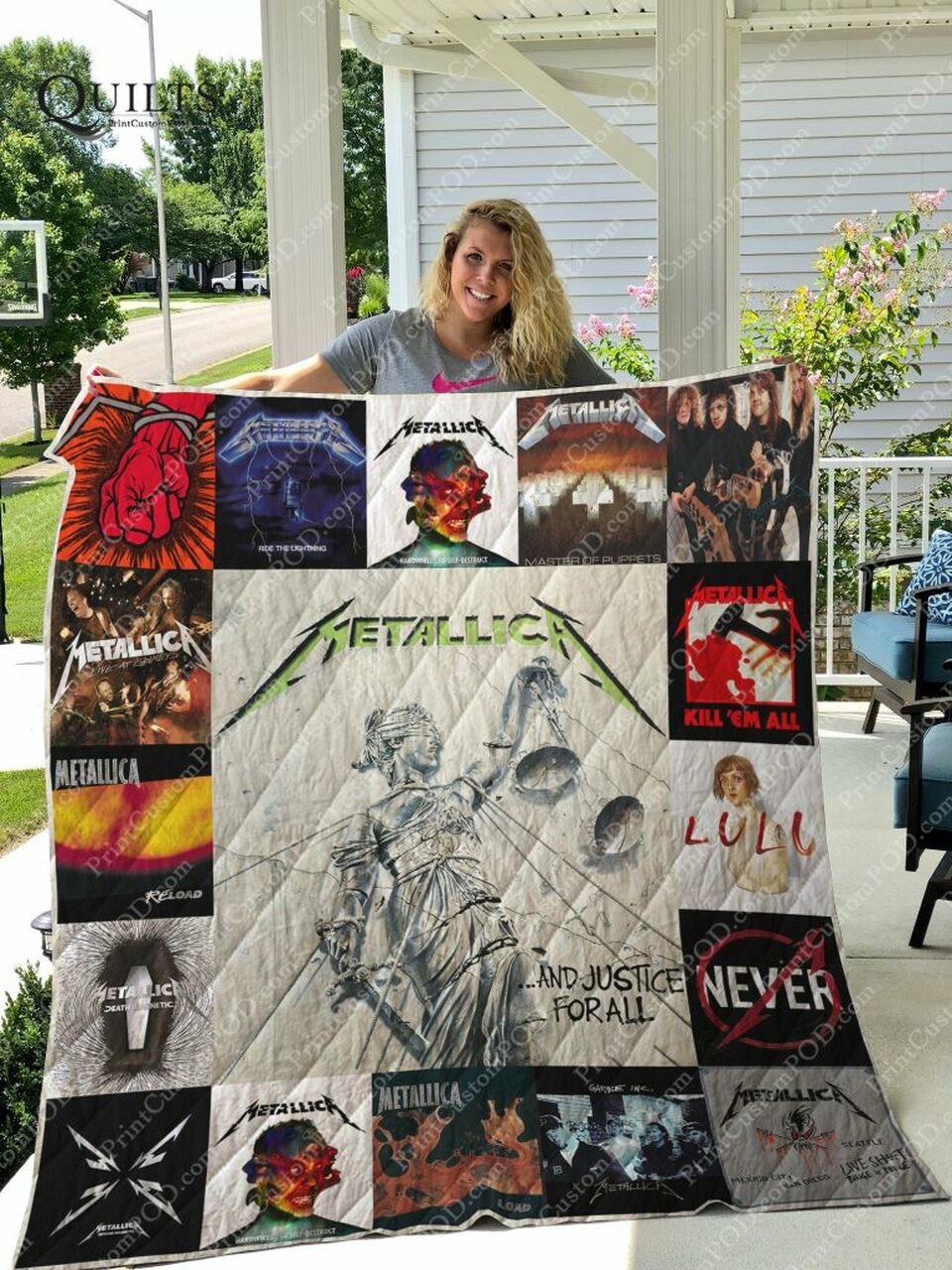 metallica albums for fans ver 17 steppdecke quilted 1231