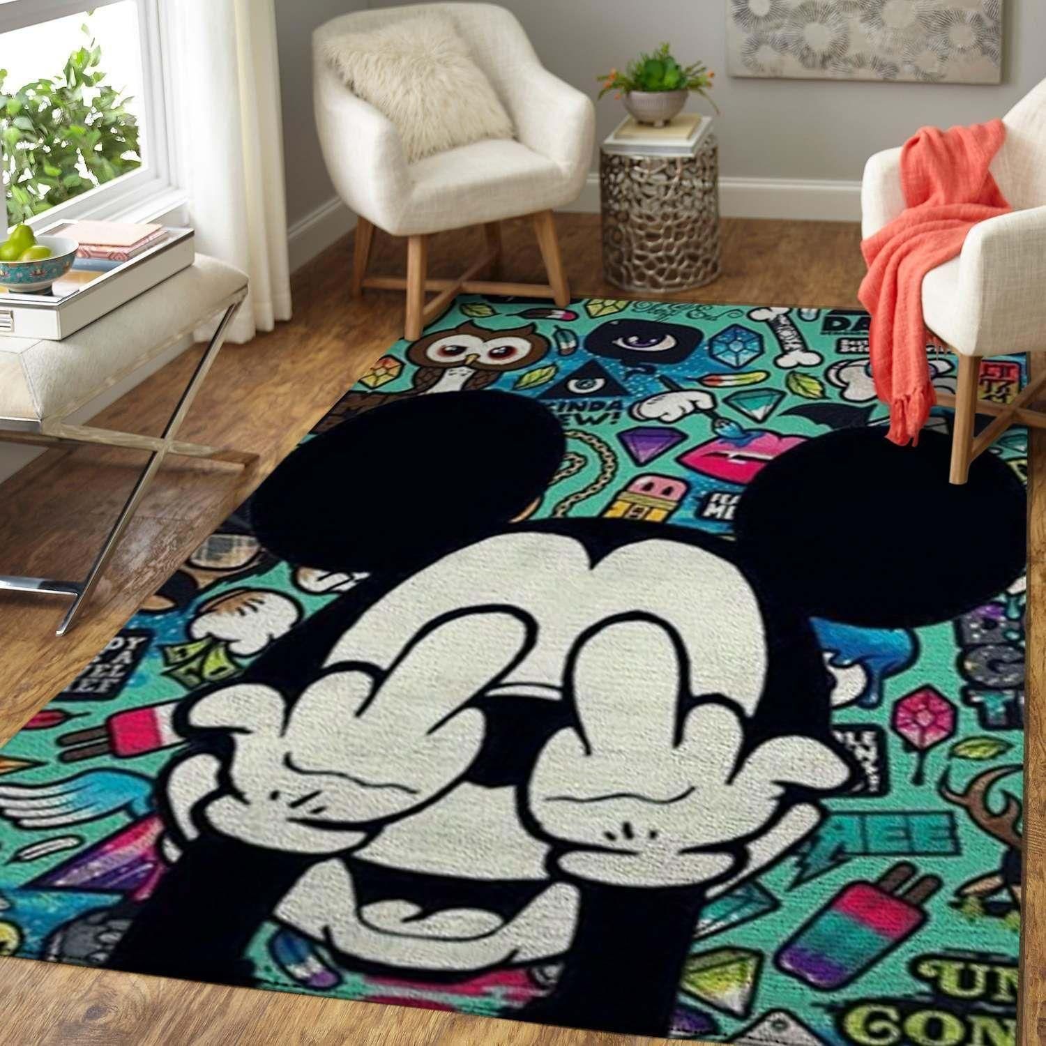 mickey mouse area teppich disney fans home decor homebeautyus 1219