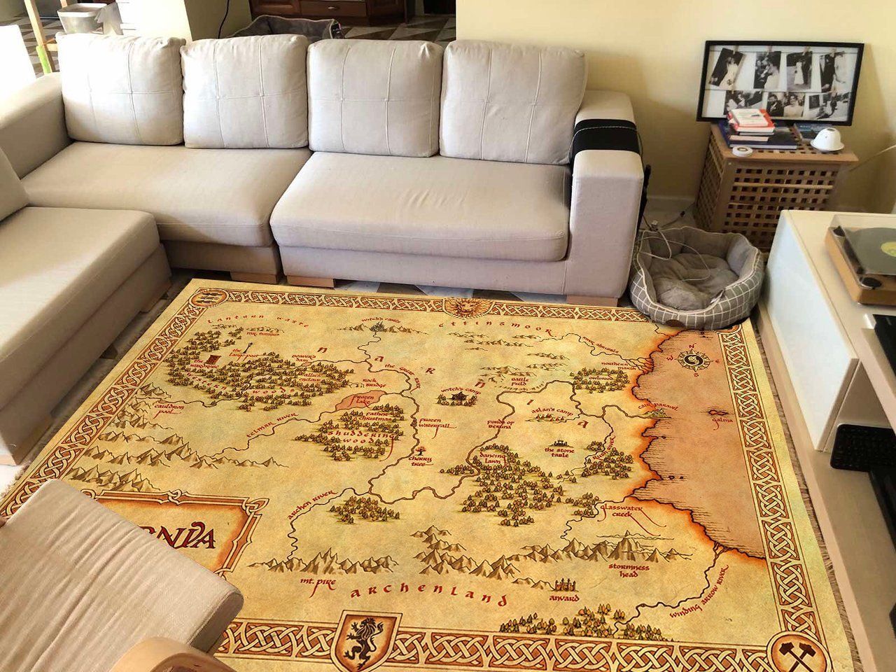 narnia map teppich04963 home decor bedroom living room decor 2283