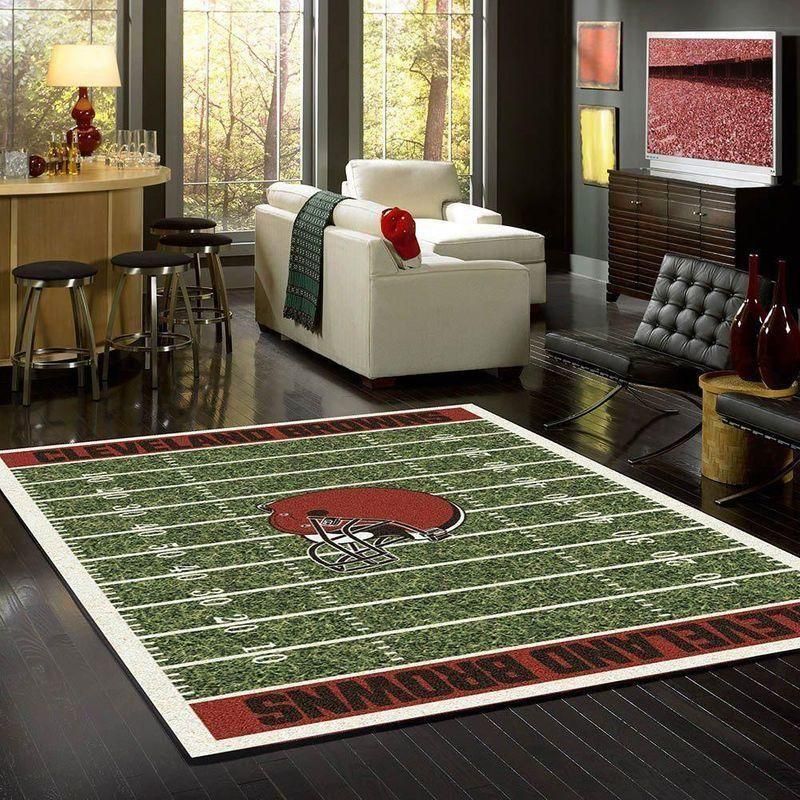 nfl fans cleveland browns teppichfootball home field home decor homebeautyus 8565
