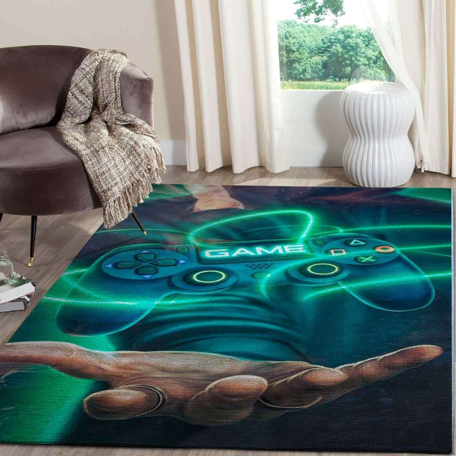 playstation play game teppich gaming home decor homebeautyus 8920