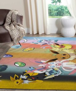pokemon eevee area rugs video game movie teppich haus dekoration schlafzimmer wohnzimmer dekorkiied