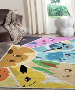 pokemon eeveelutions area rugs cute video game movie teppich haus dekoration schlafzimmer wohnzimmer dekorqdqzk