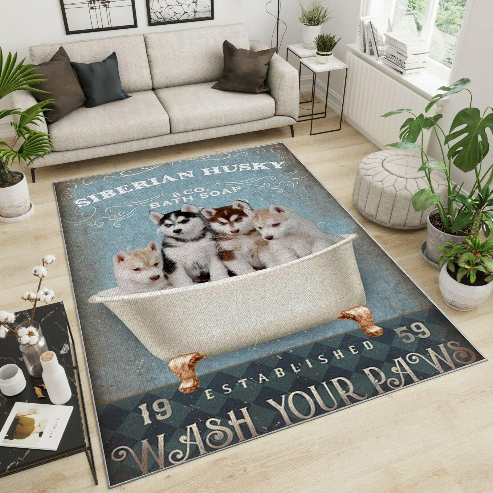siberian husky teppich haus dekoration schlafzimmer wohnzimmer dekor 5925