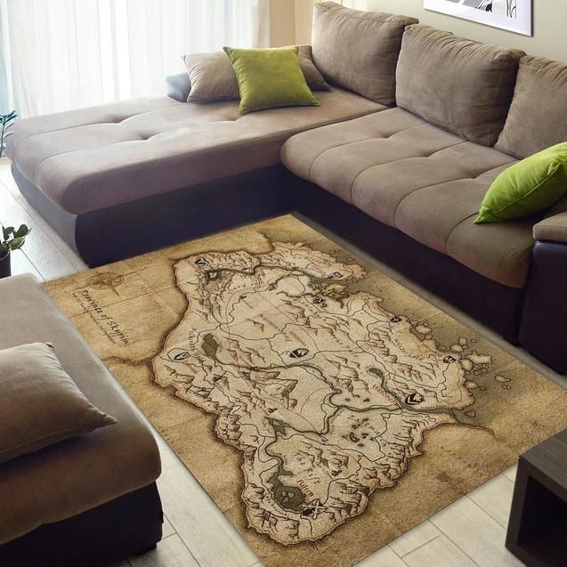 skyrim map teppich haus dekoration schlafzimmer wohnzimmer dekor 8463