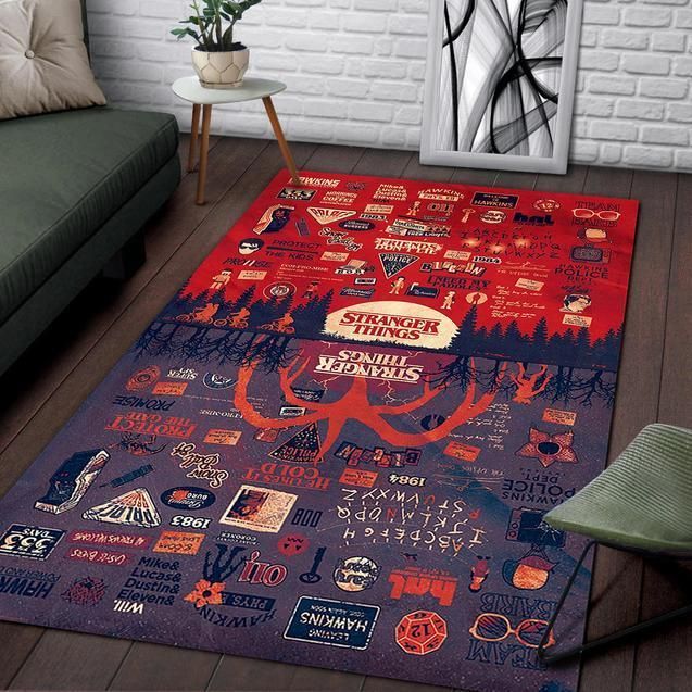 stranger things teppich haus dekoration schlafzimmer wohnzimmer dekor 2272