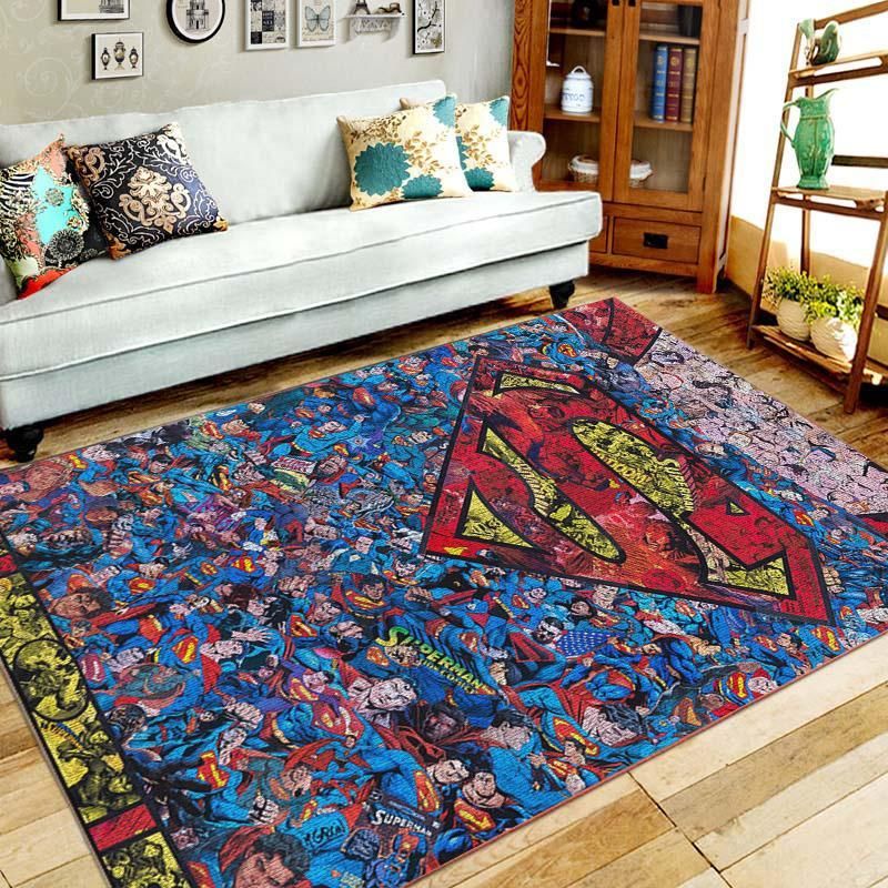 superman teppich haus dekoration schlafzimmer wohnzimmer dekor 7424