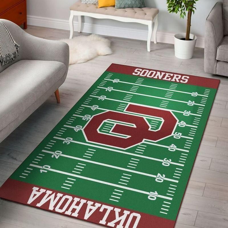 team oklahoma sooners home field teppich sport home decor homebeautyus 1370
