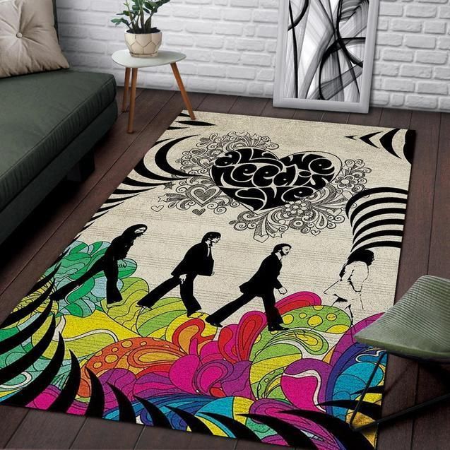 the beatles all we need is love teppich haus dekoration schlafzimmer wohnzimmer dekor 8651