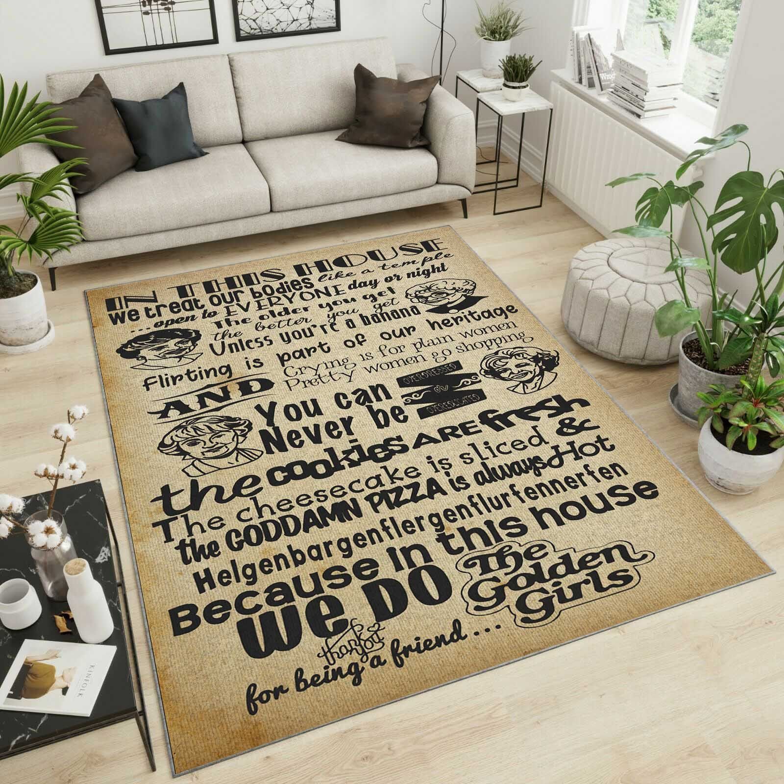 the golden girls teppich haus dekoration schlafzimmer wohnzimmer dekor 1590