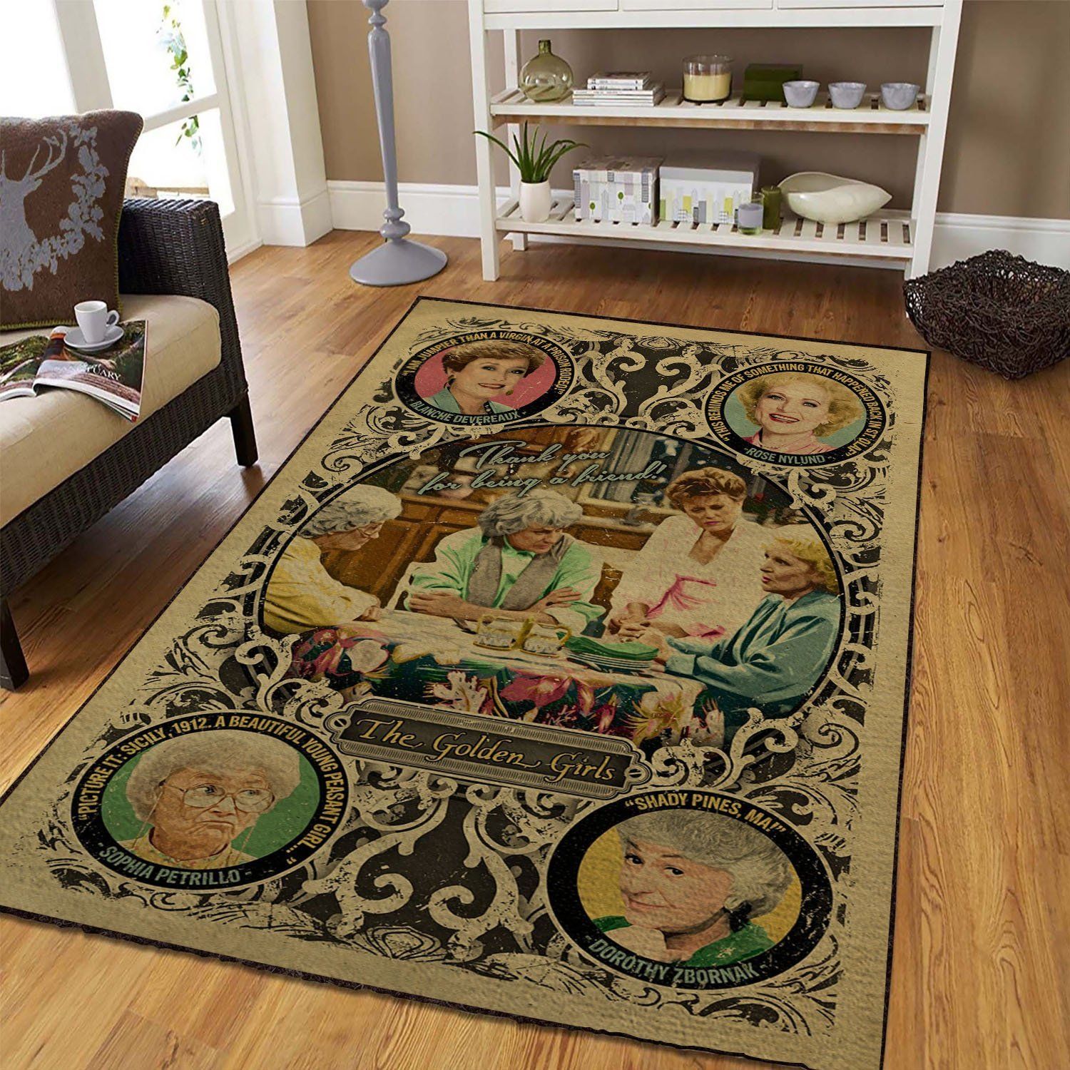 the golden girls teppich haus dekoration schlafzimmer wohnzimmer dekor 1842