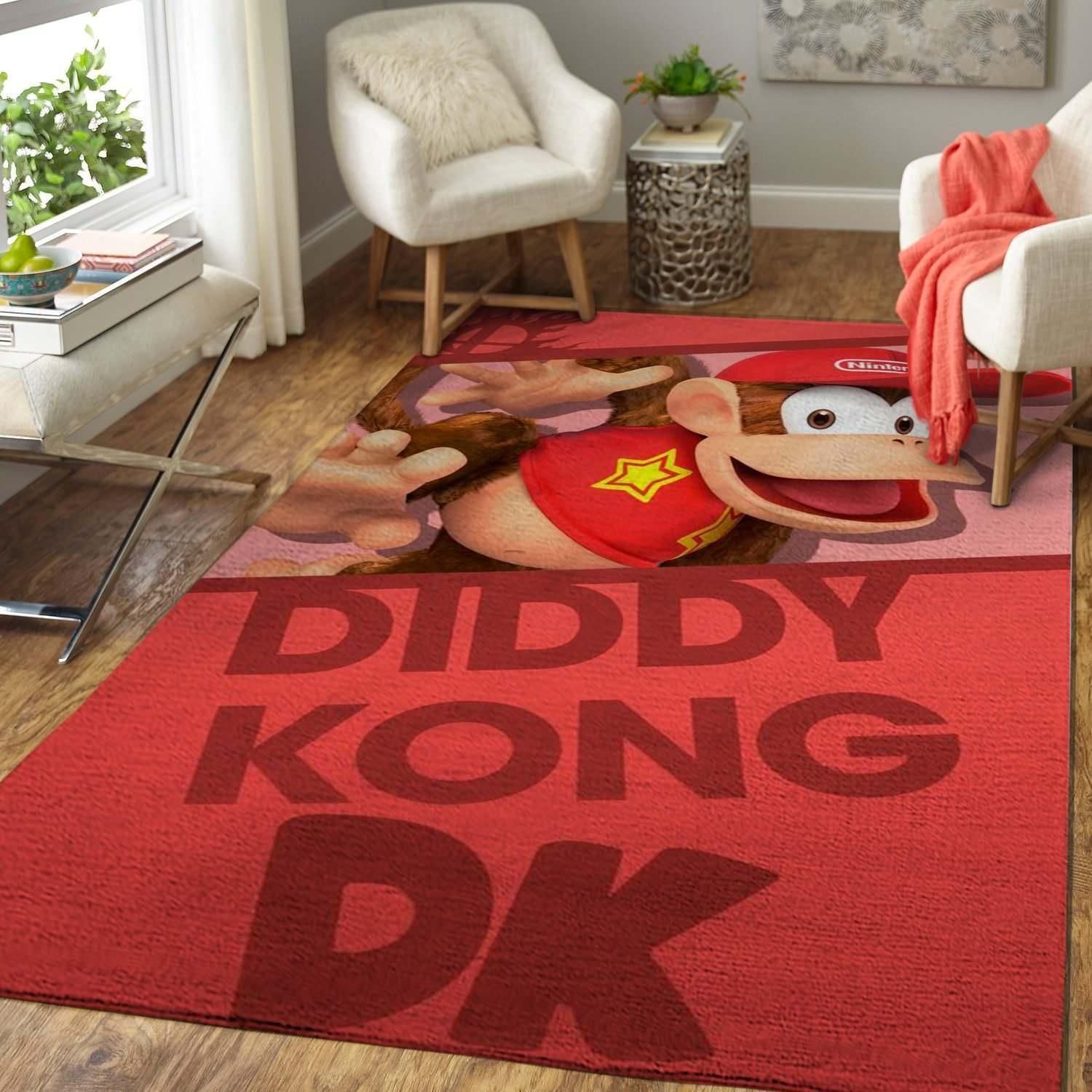 video game fans diggy kong teppich gaming home decor homebeautyus 1303