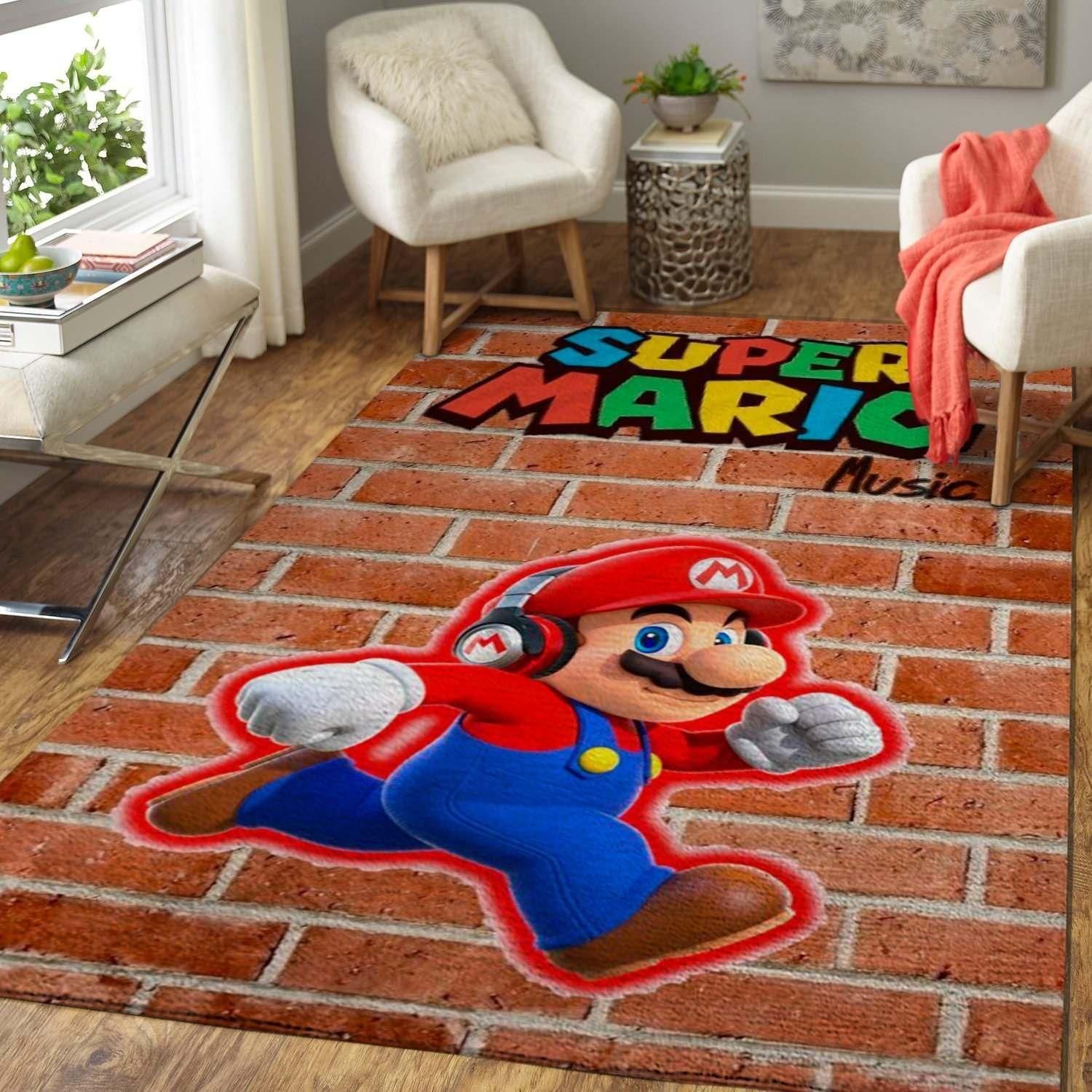 video game fans mario teppich gaming home decor homebeautyus 2778
