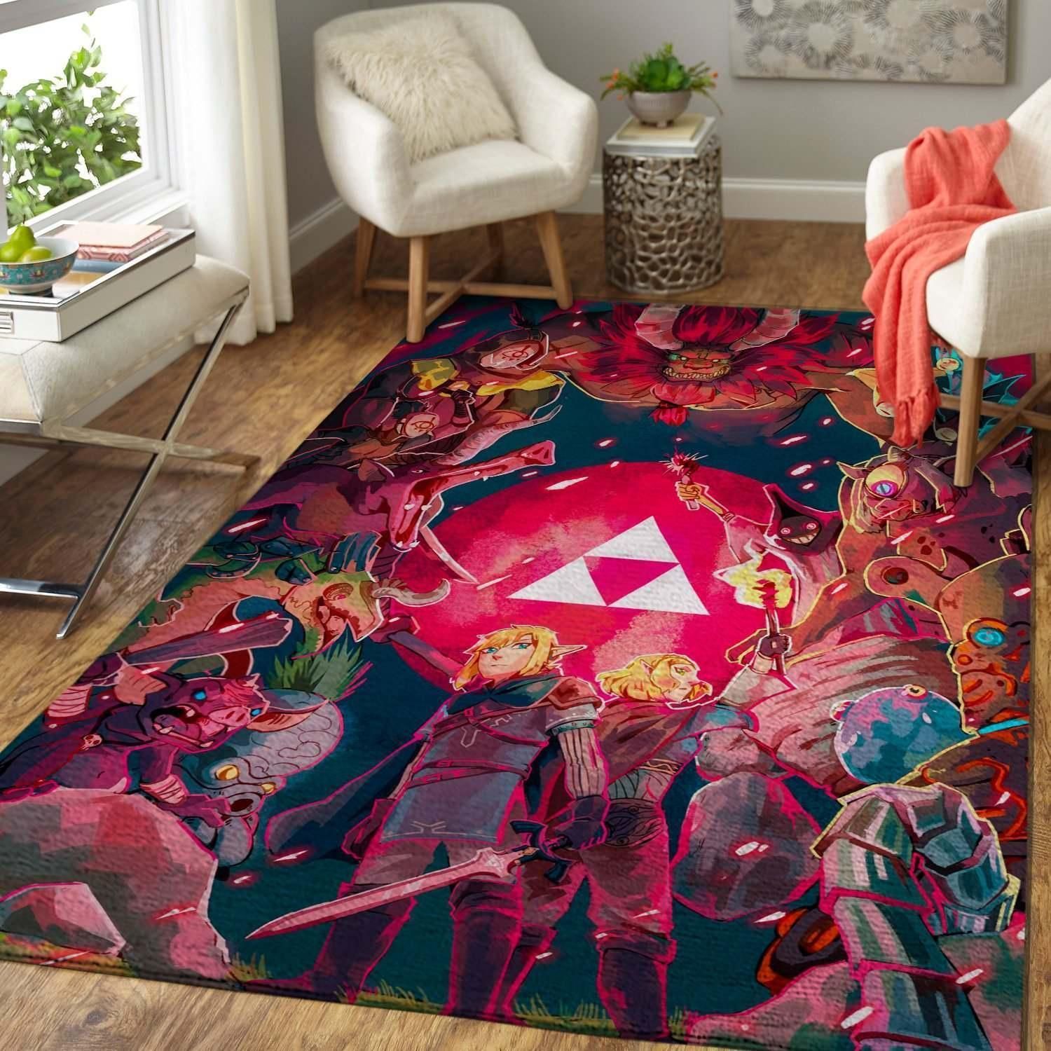 video game fans the legend of zelda teppich majoras mask gaming home decor homebeautyus 7 7927
