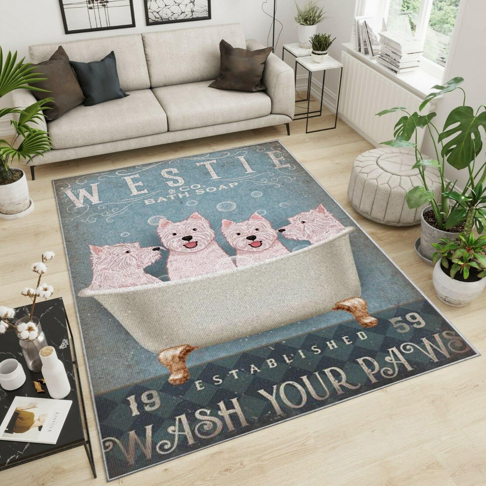 westie teppich haus dekoration schlafzimmer wohnzimmer dekor 7232