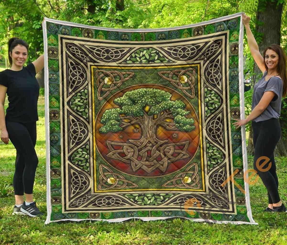 Irish Tree Premium Steppdecke Quilted