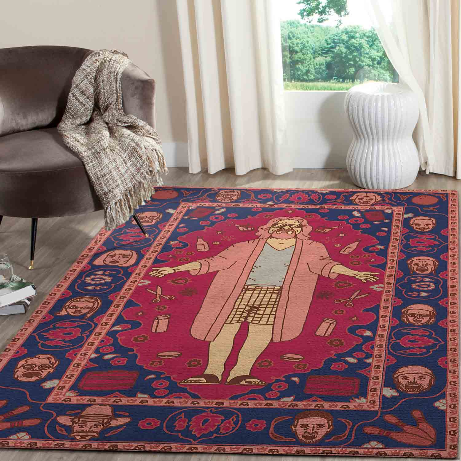 The Big Lebowski Carpet Dude Living Room Bedroom Teppich Wohnzimmer Dekor